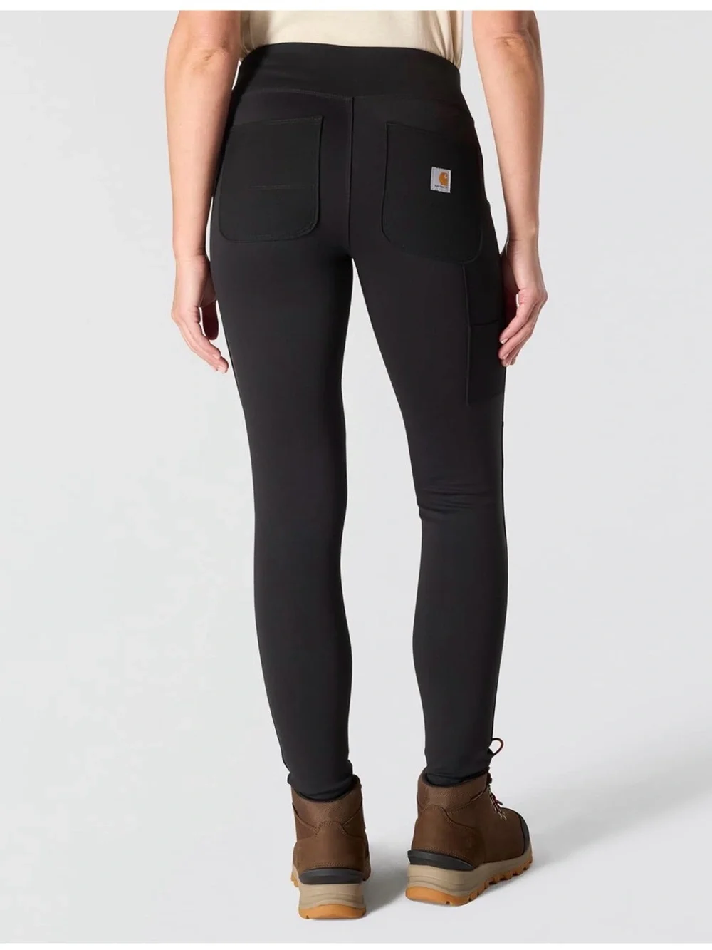 NWT Carhartt Black WOMEN'S FORCE MIDWEIGHT LEGGING - Picture 2 of 5
